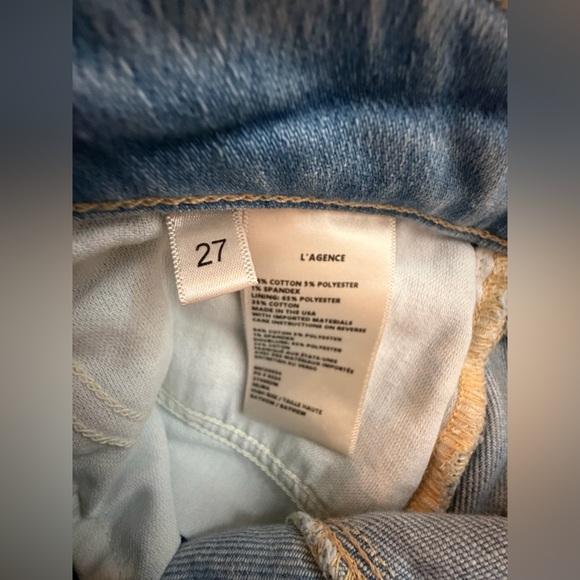 L’AGENCE Light Wash Bootcut Jeans Size 27 - Picture 5 of 6